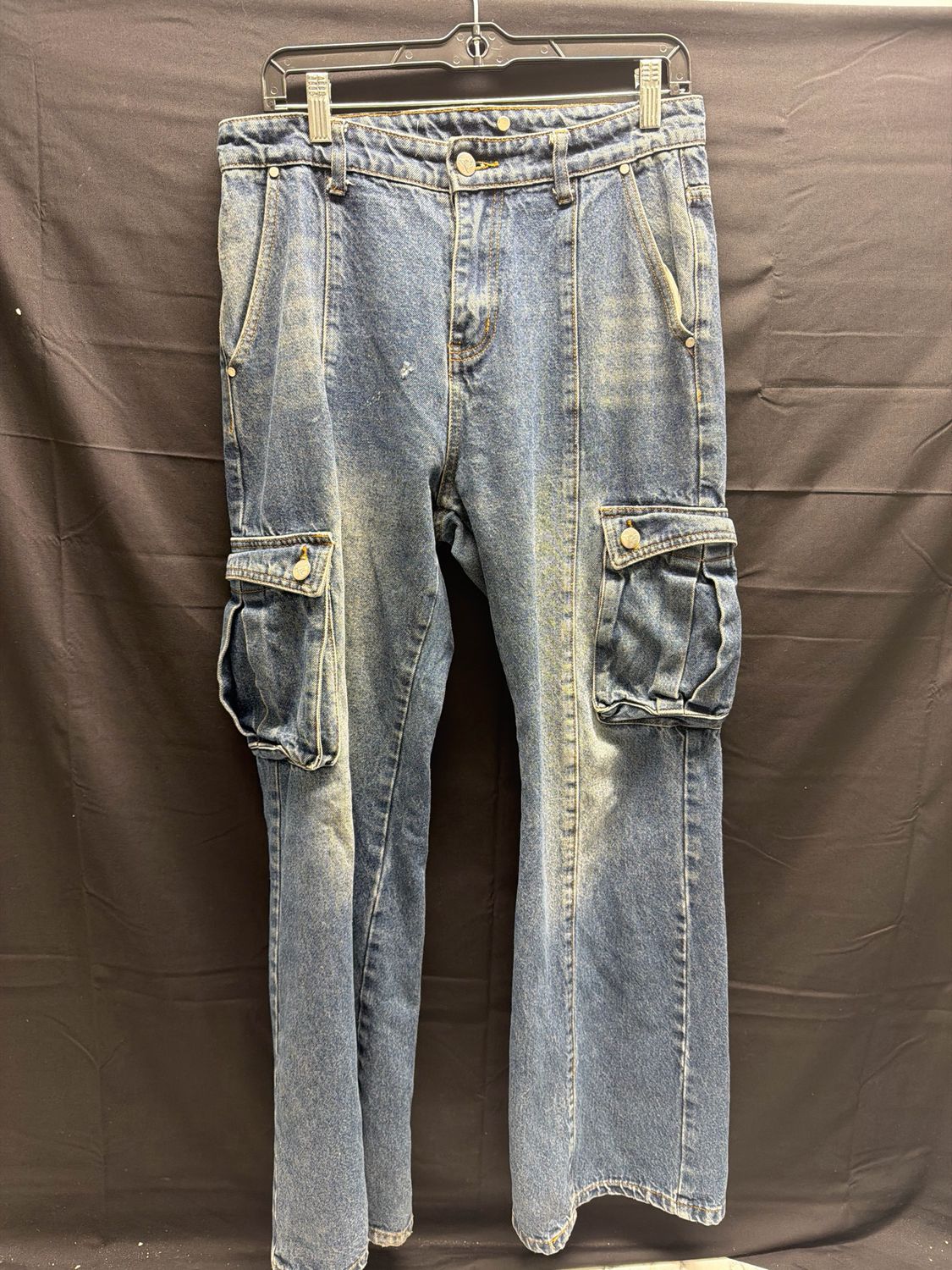 Ditch Blue Cargo Jeans Sz 28