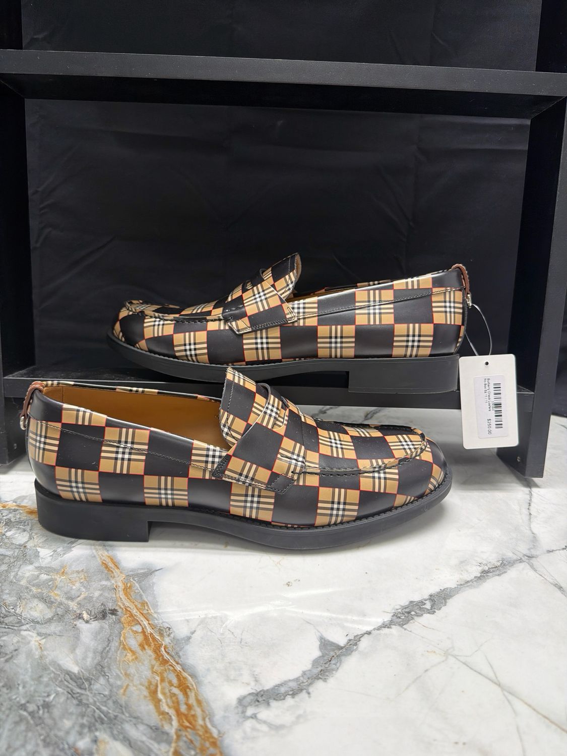 Burberry Check Loafers No Box Sz 11