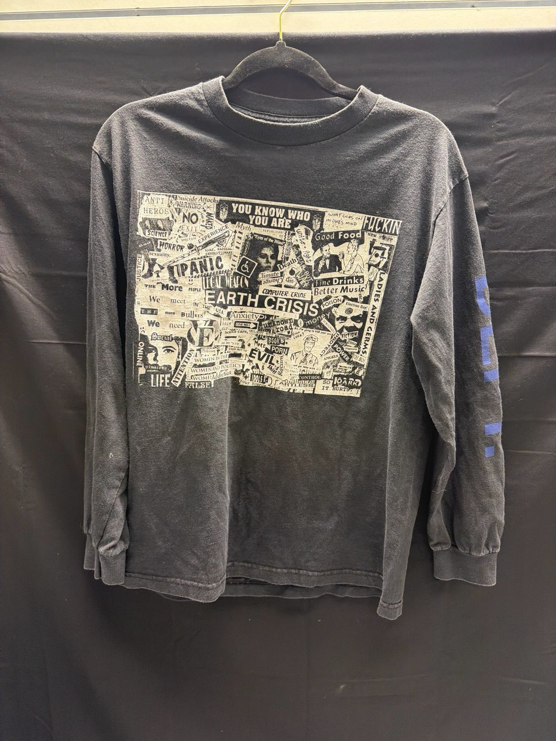 Gallery Dept. Black LS T-Shirt Sz S