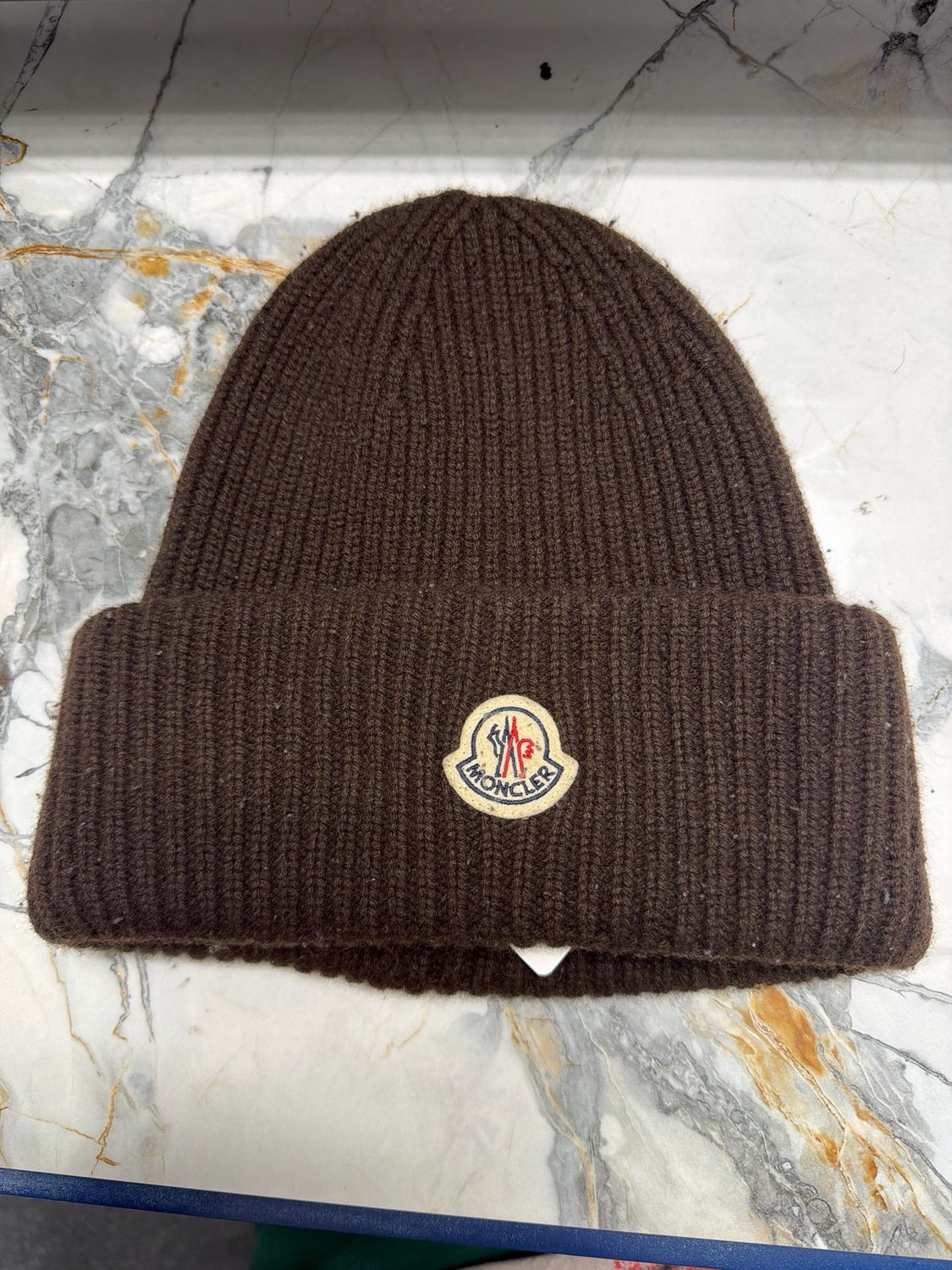 Moncler Brown Thick Beanie