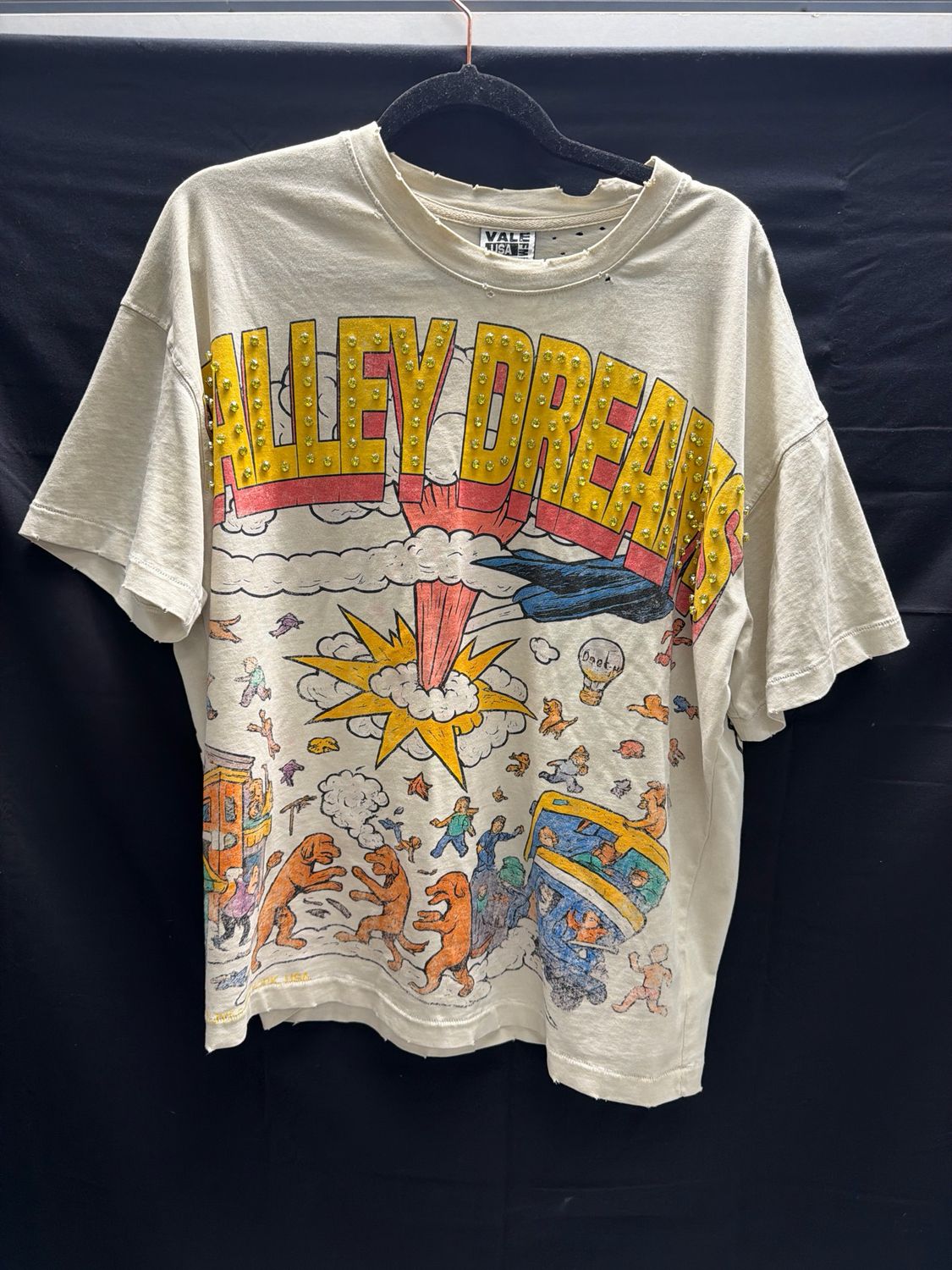 Vale Forever Chaos Bling Tee Sz M