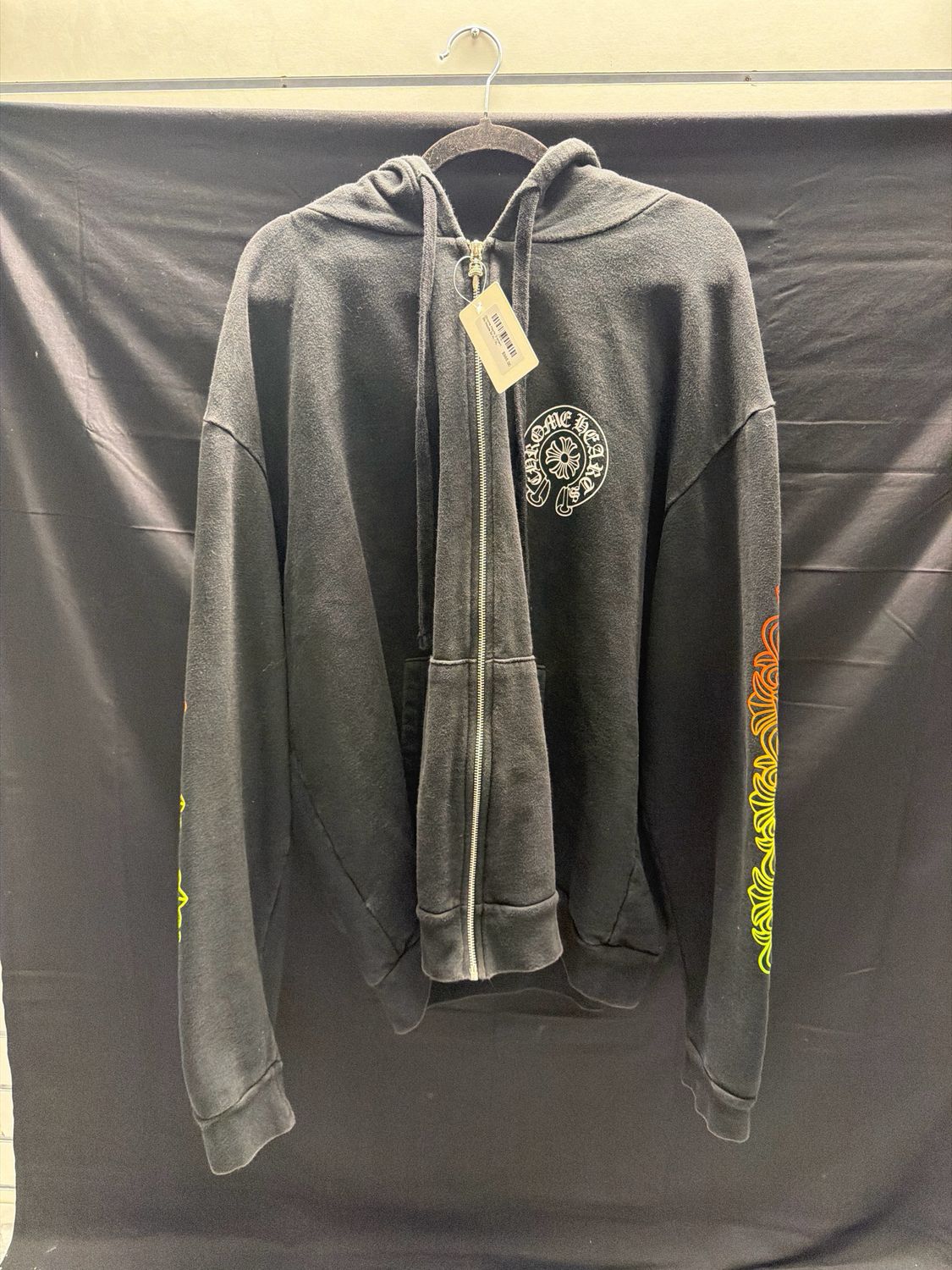 Chrome Hearts Gradient Zip Hoodie Sz XL