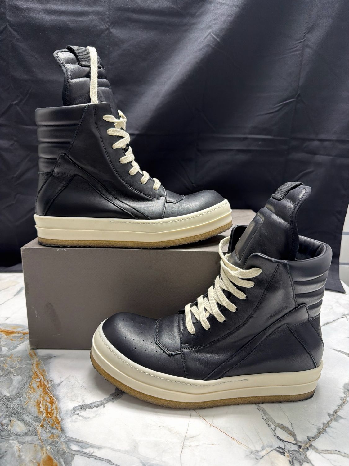 Rick Owens Creep Geobasket w/ Box Sz 8