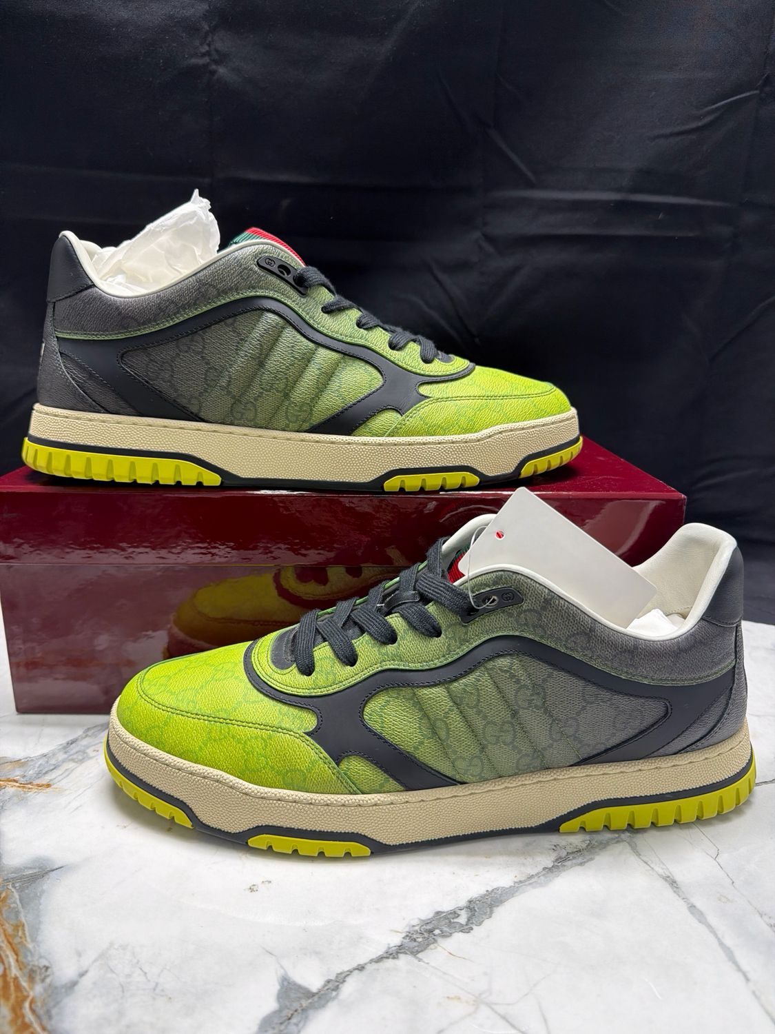 Gucci Reweb Green w/ Box Sz 12
