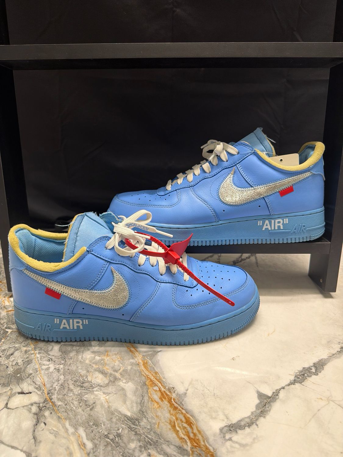 Nike x Off-White Air Force 1 Blue No Box Sz 11.5