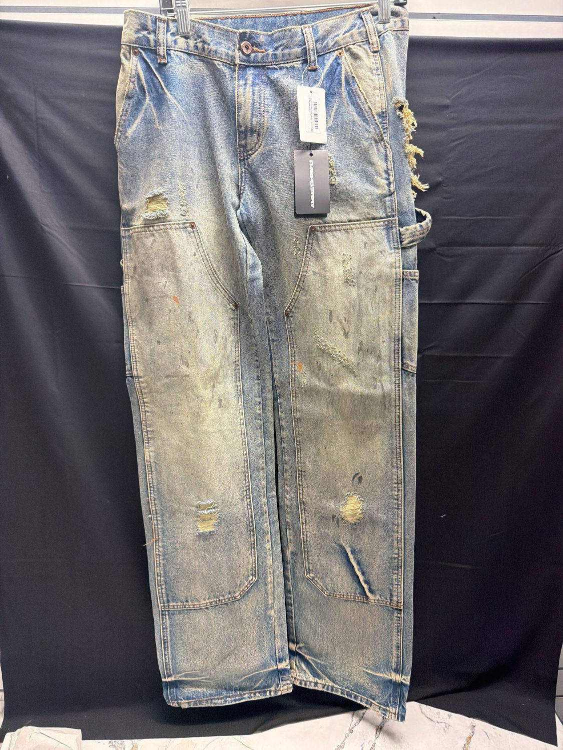 GV/Raspberry Hills Double Knee Jeans Sz M
