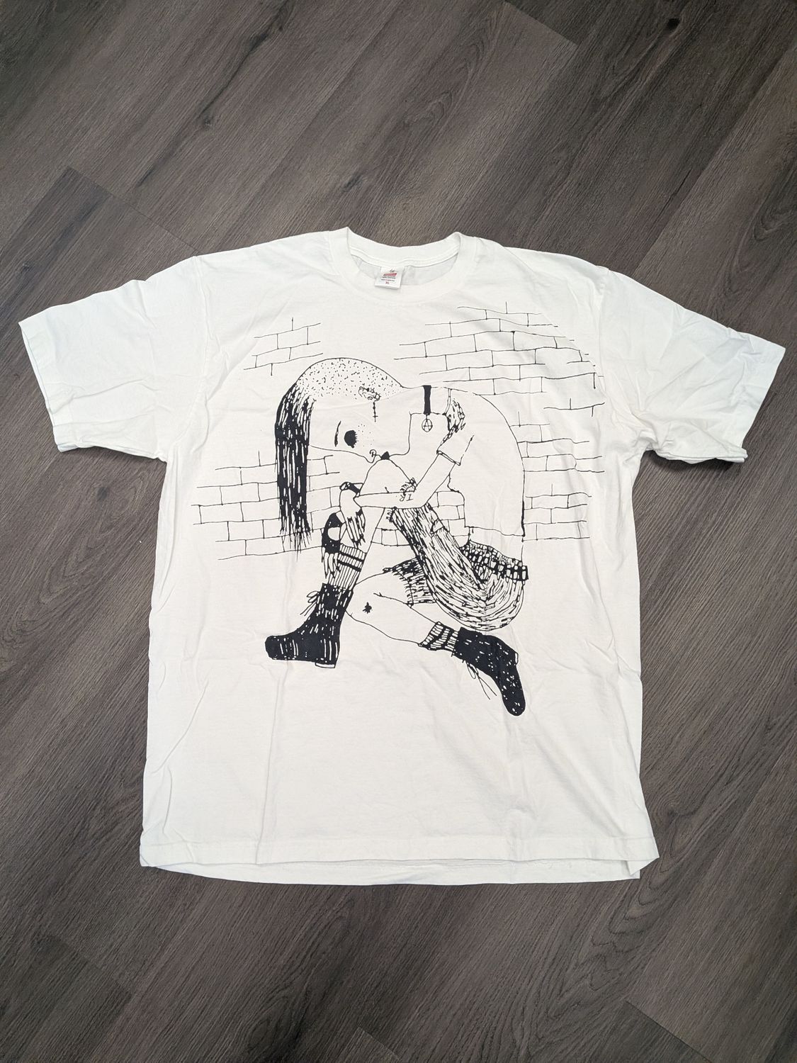 Supreme YY White Tee Sz XL