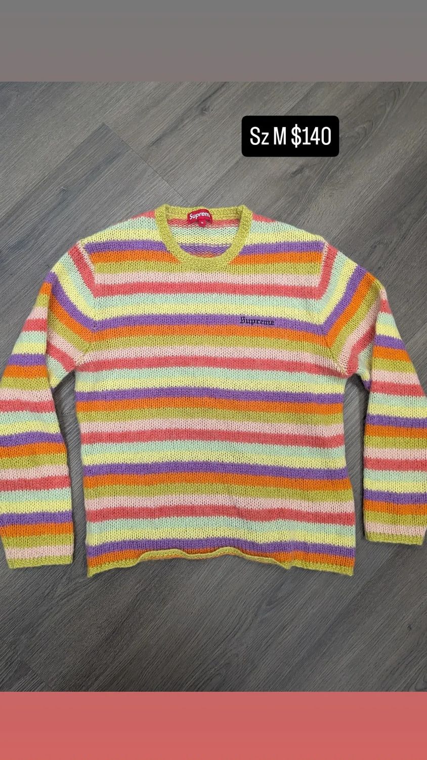 Supreme Knit Mohair Sweater Sz M