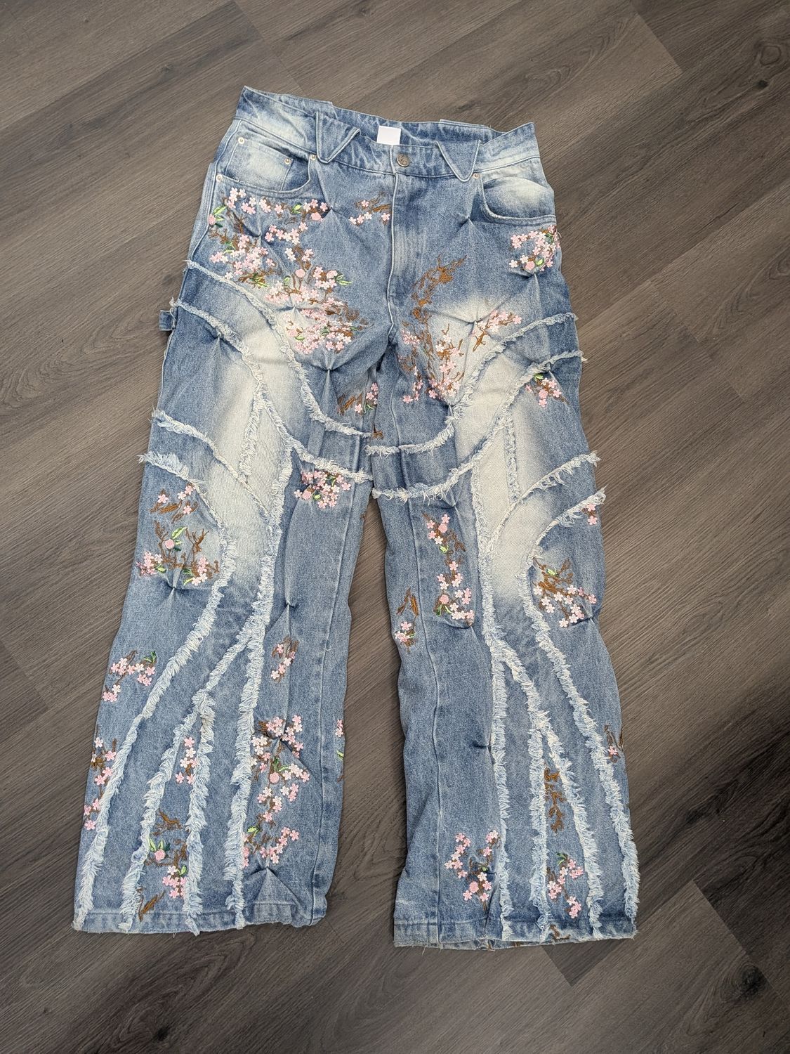 Bad Son Jeans Cherry Blossom Sz XL