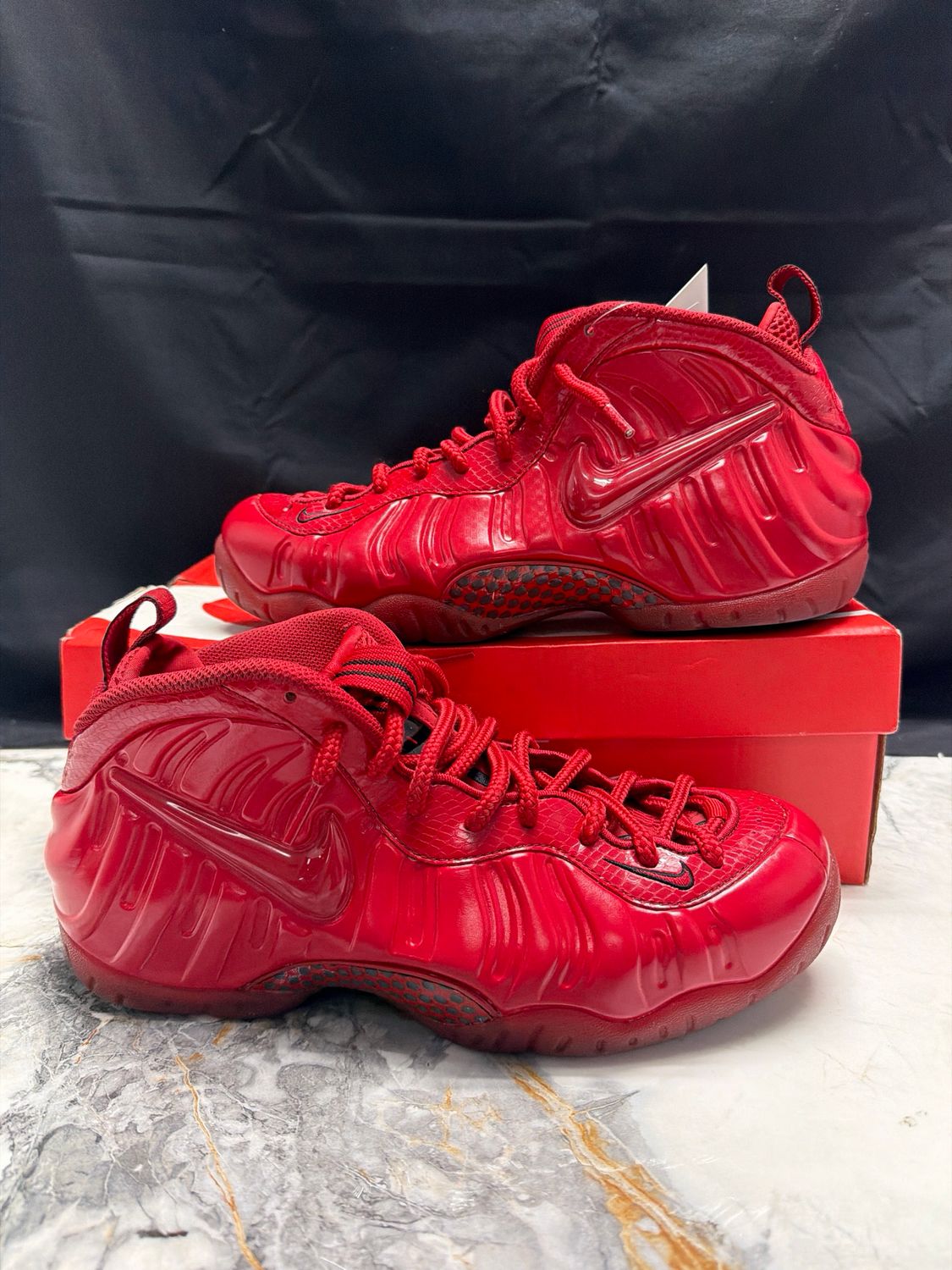 Nike Foamposite Red October w/ Box Sz 10