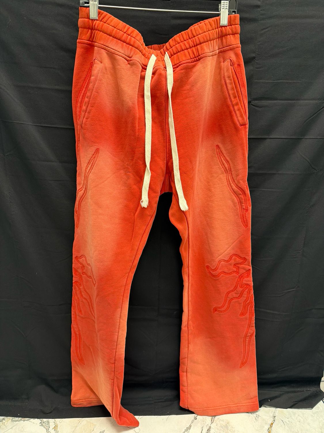 Vale Red/Orange Sweatpants Sz L
