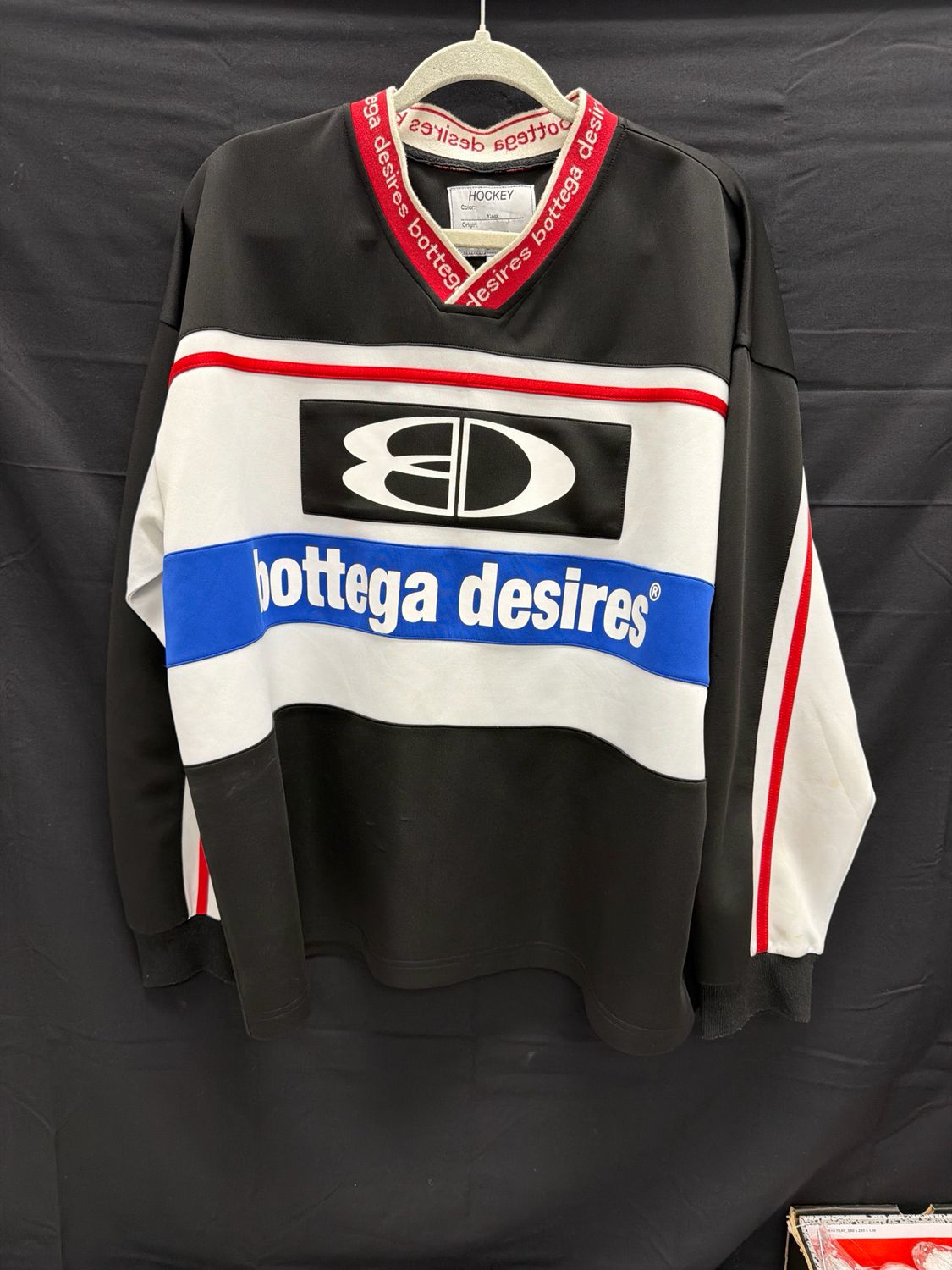 Bottega Desires Hockey Jersey Sz XL
