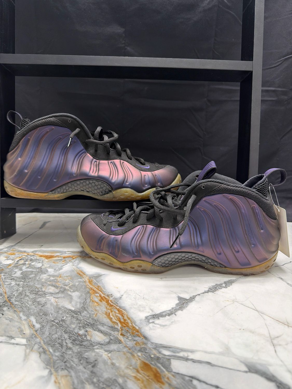 Nike Foamposite Eggplant No Box No Insoles Sz 12