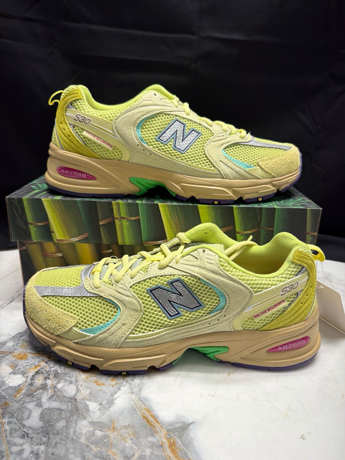 New Balance x Salehe Bembury 530 Bamboo Prosperity New w/ Box Sz 9.5