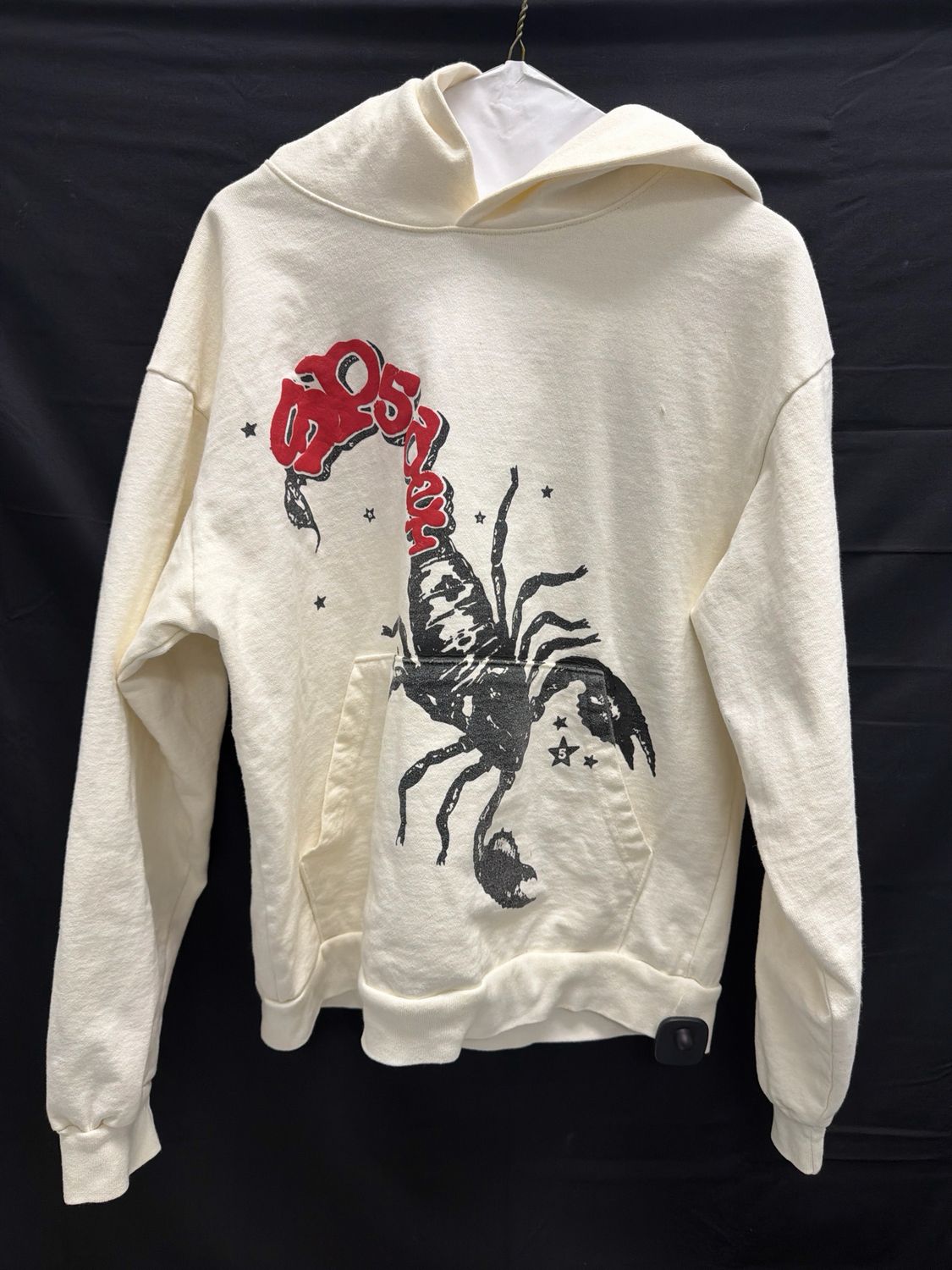 Sp5der x Marion The Scientist Scorpion Hoodie Sz 8