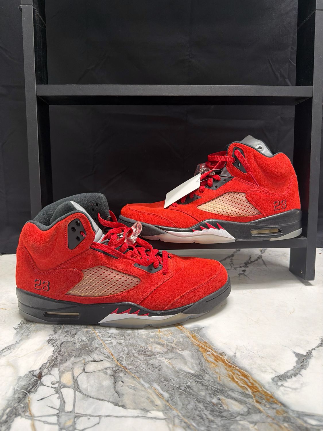 Jordan 5 Raging Bull Red No Box Sz 12
