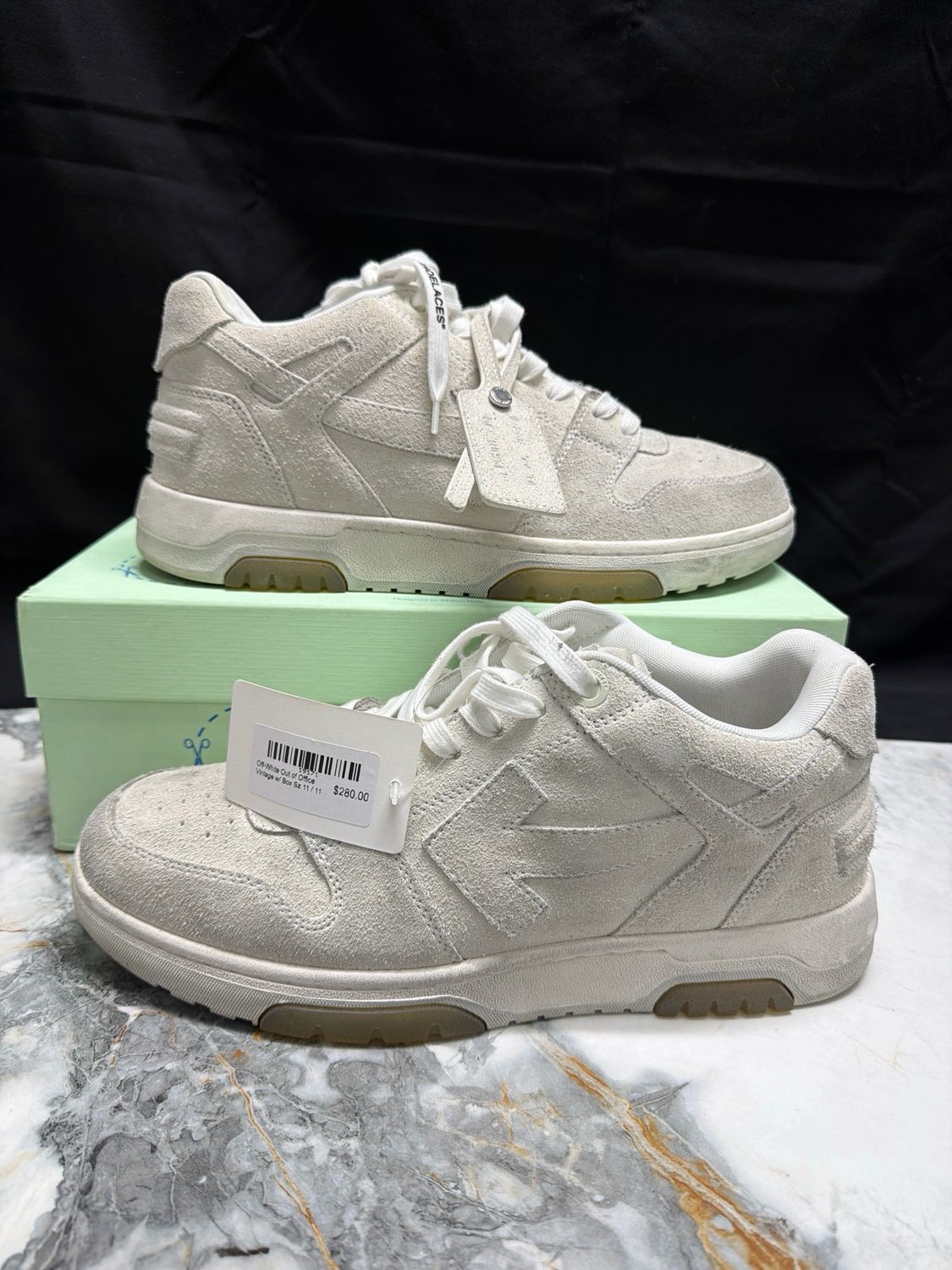 Off-White Out of Office Vintage w/ Box Sz 11