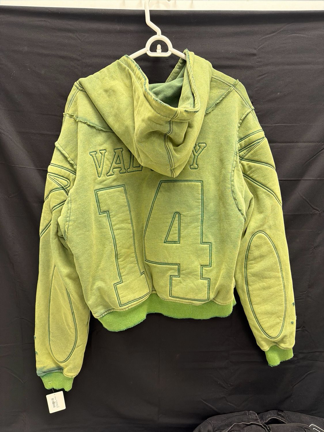 Vale Forever Hulk Armor Zip Up Hoodie Green Sz S
