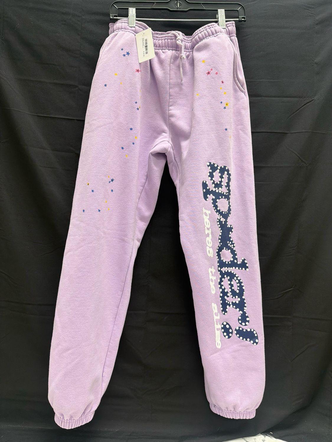 Sp5der Lavender Sweatpants Sz M