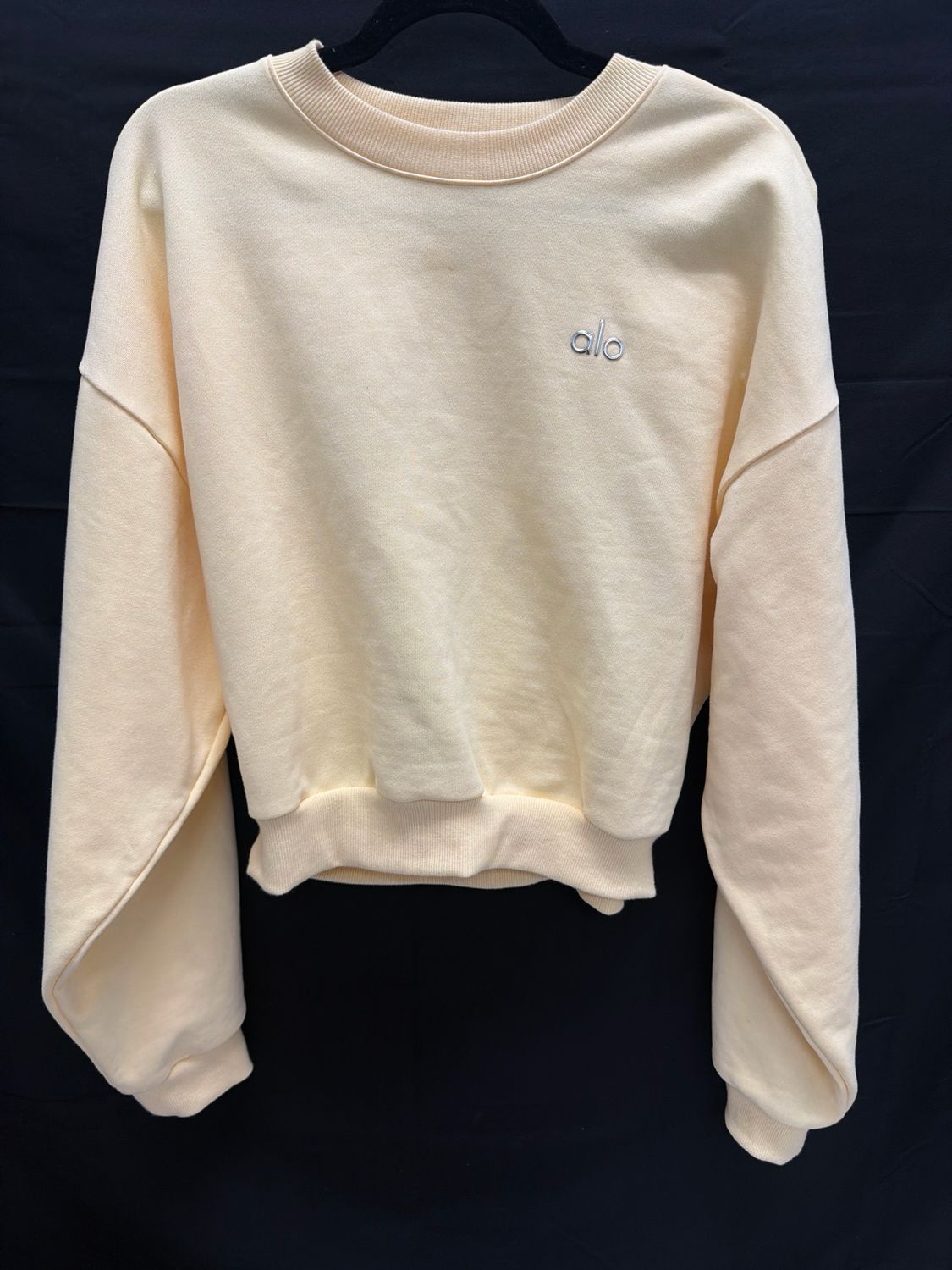 Alo Yellow Crewneck Sz L Women