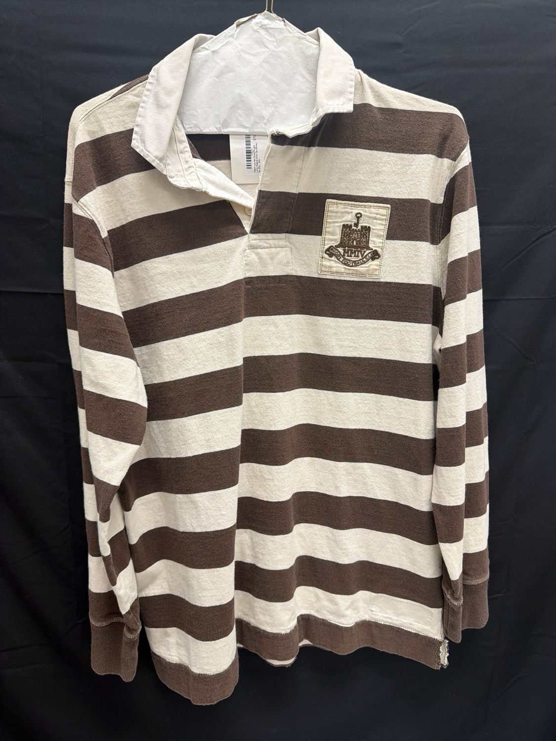 Ralph Lauren Sport/Rugby Long Sleeve Shirt Tan/Brown Sz 2XL