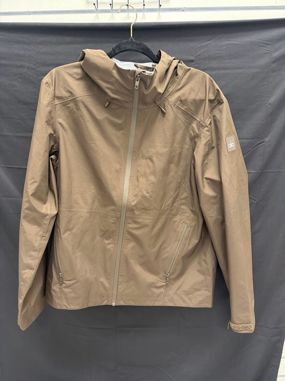 Alo Brown Windbreaker Sz XS