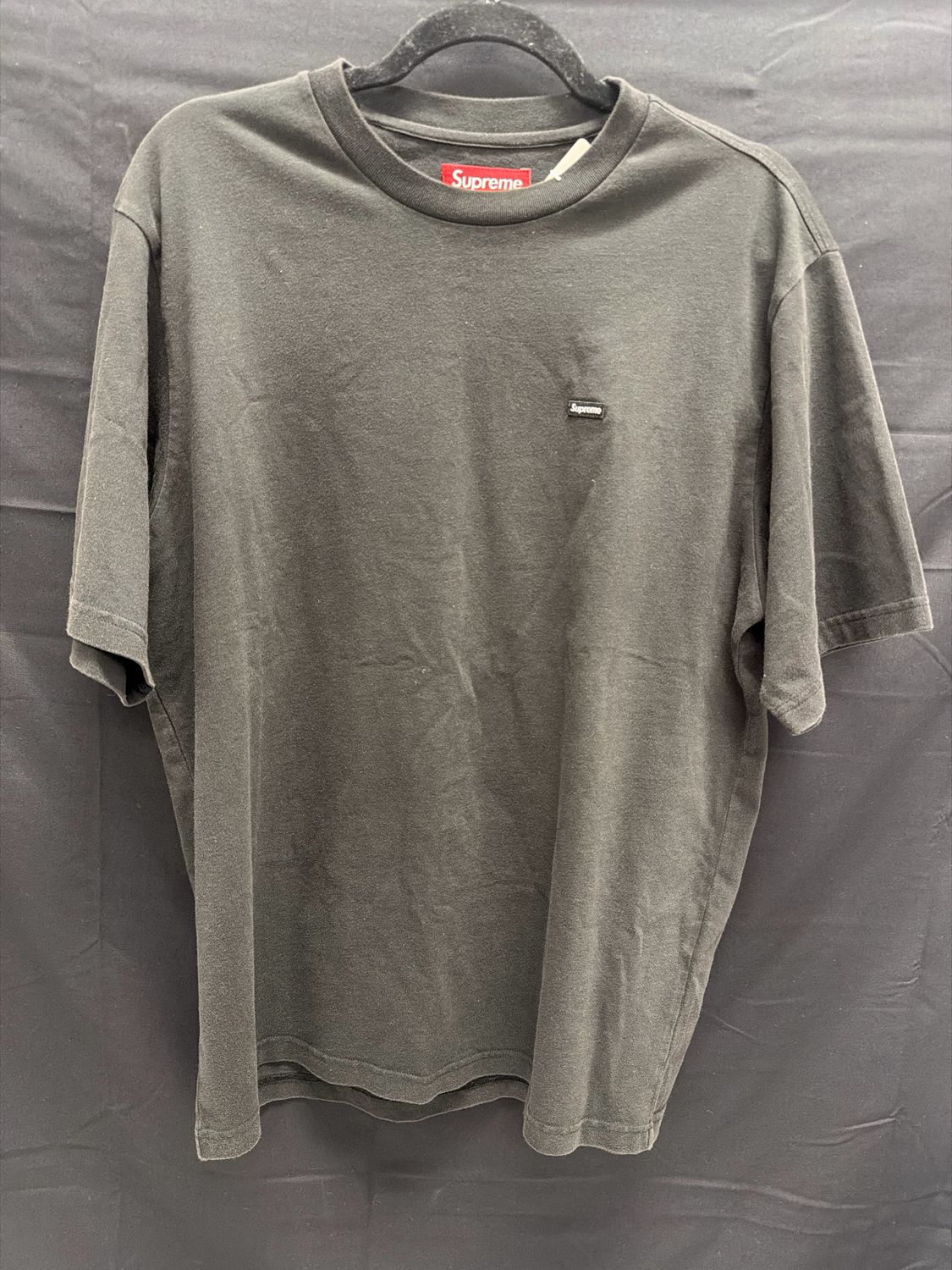 Supreme Small Box Logo Tee Black Sz S