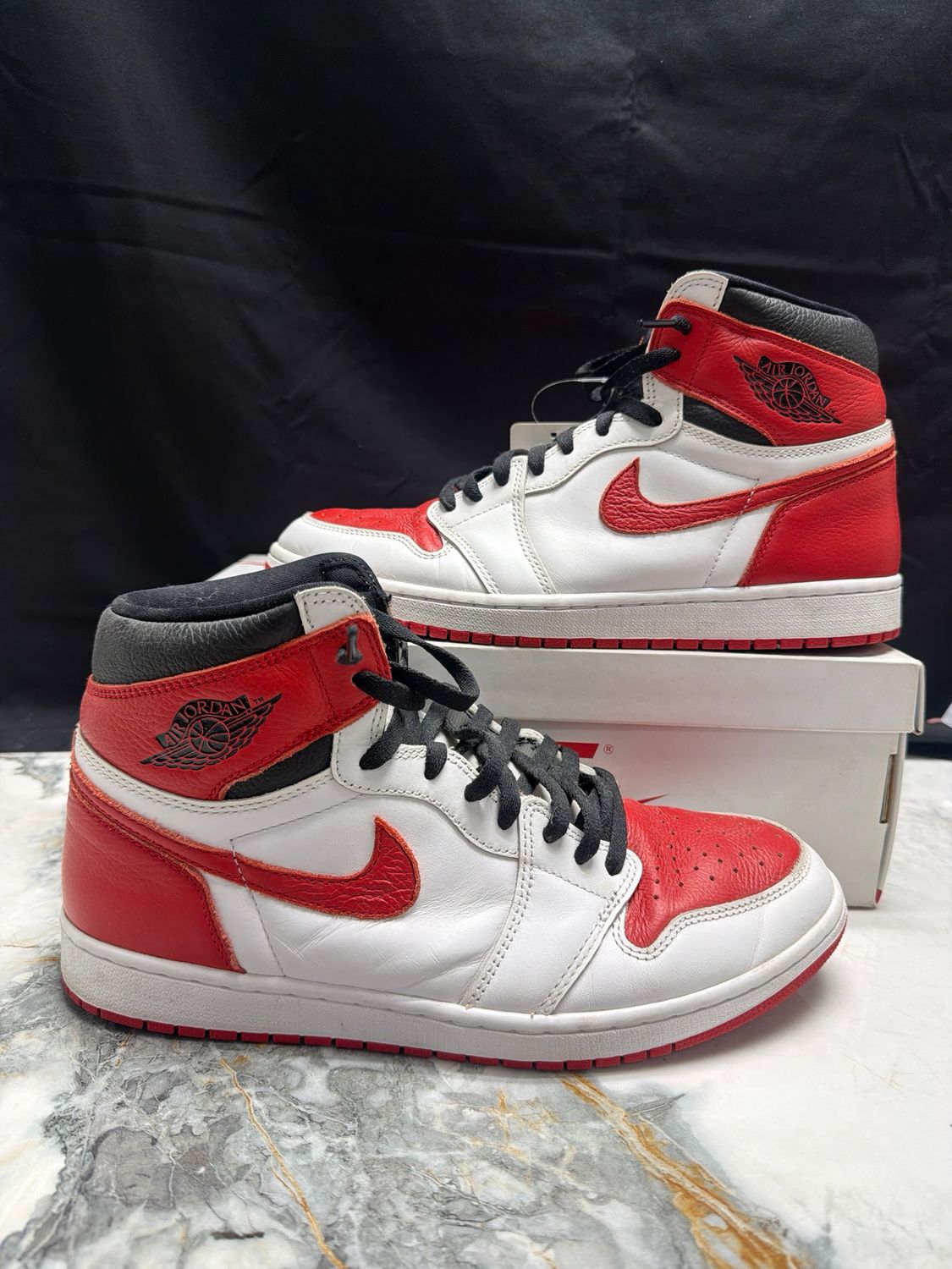 Jordan 1 Red/White (box) Sz 11.5