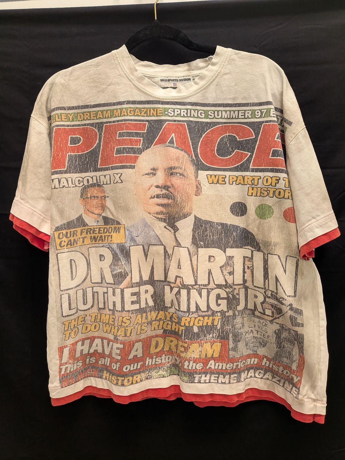 Vale MLK Tee Sz M