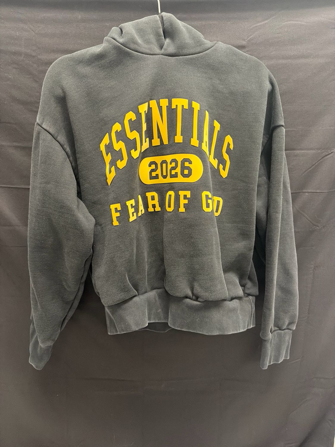 Fear of God Essentials 2026 Black Hoodie Sz S