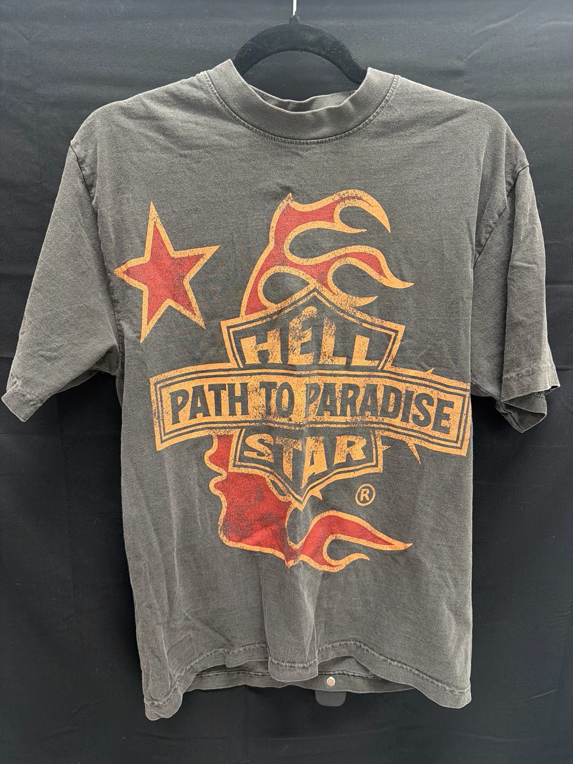 Hellstar Black Tee Sz S