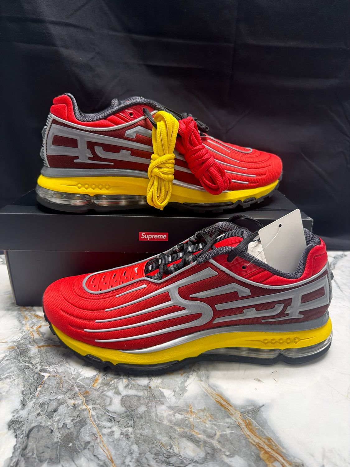 Nike x Supreme Air Max Ecstasy Red New w/ Box Sz 9