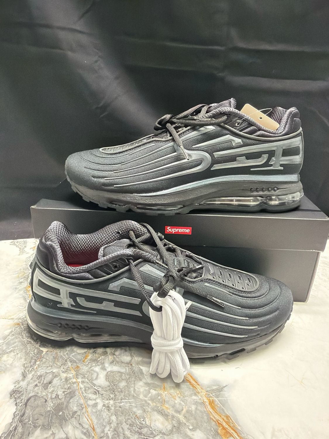 Nike x Supreme Air Max Ecstasy Black New w/ Box Sz 10