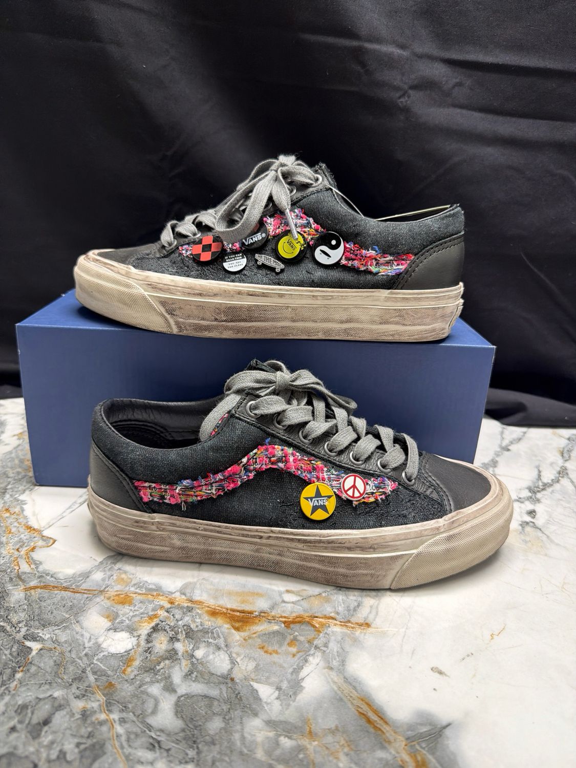 Vans Old Skool Souvenir Black w/ Box Sz 6.5