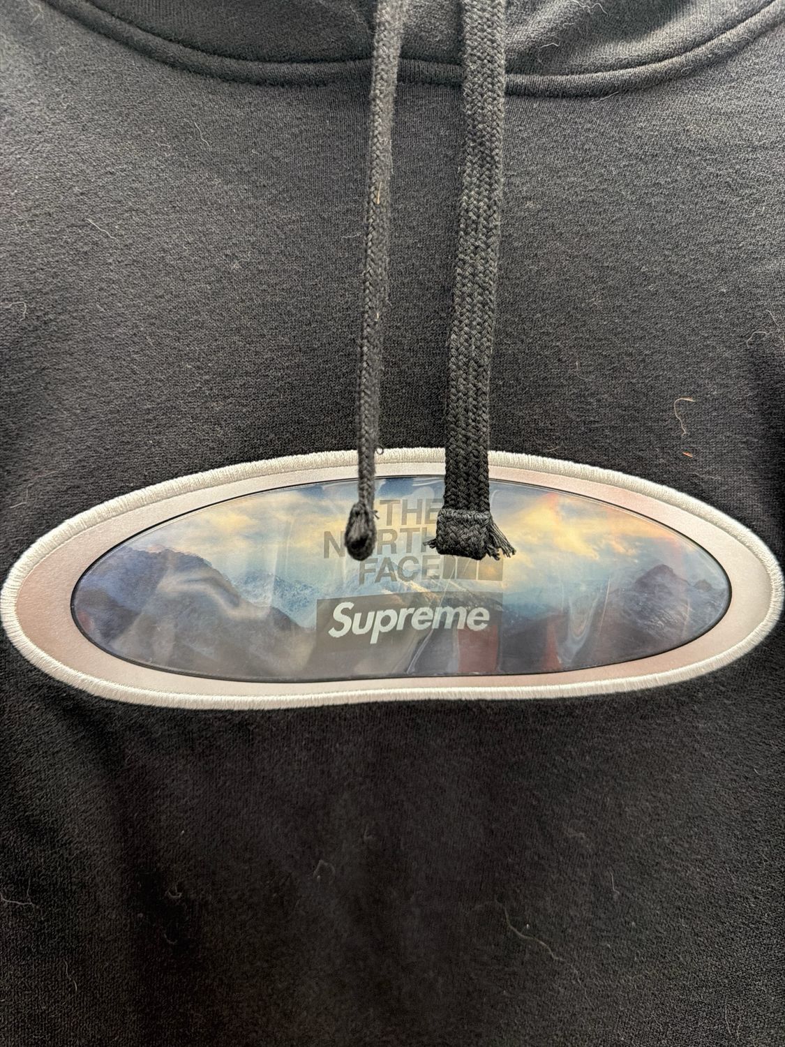 The North Face x Supreme Black Hoodie Sz XL