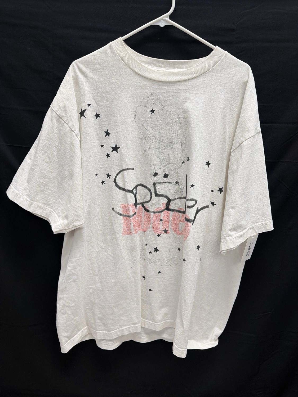 Sp5der x Rodeo White Tee Sz 2XL