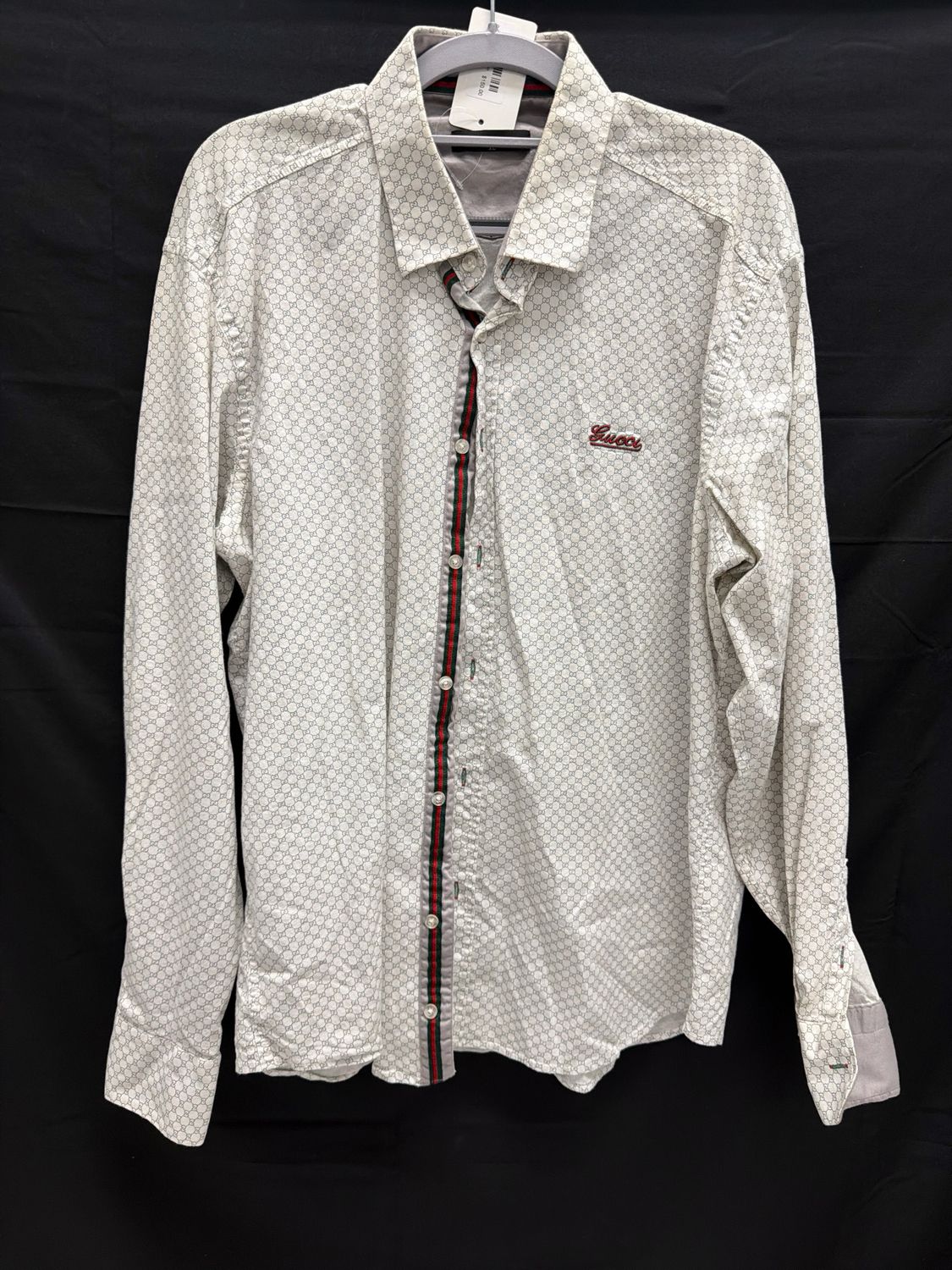 Gucci GG Button-Up Shirt Sz XL