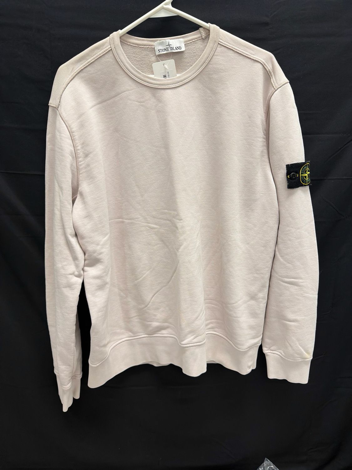 Stone Island Pink Crewneck Sweatshirt Sz 2XL
