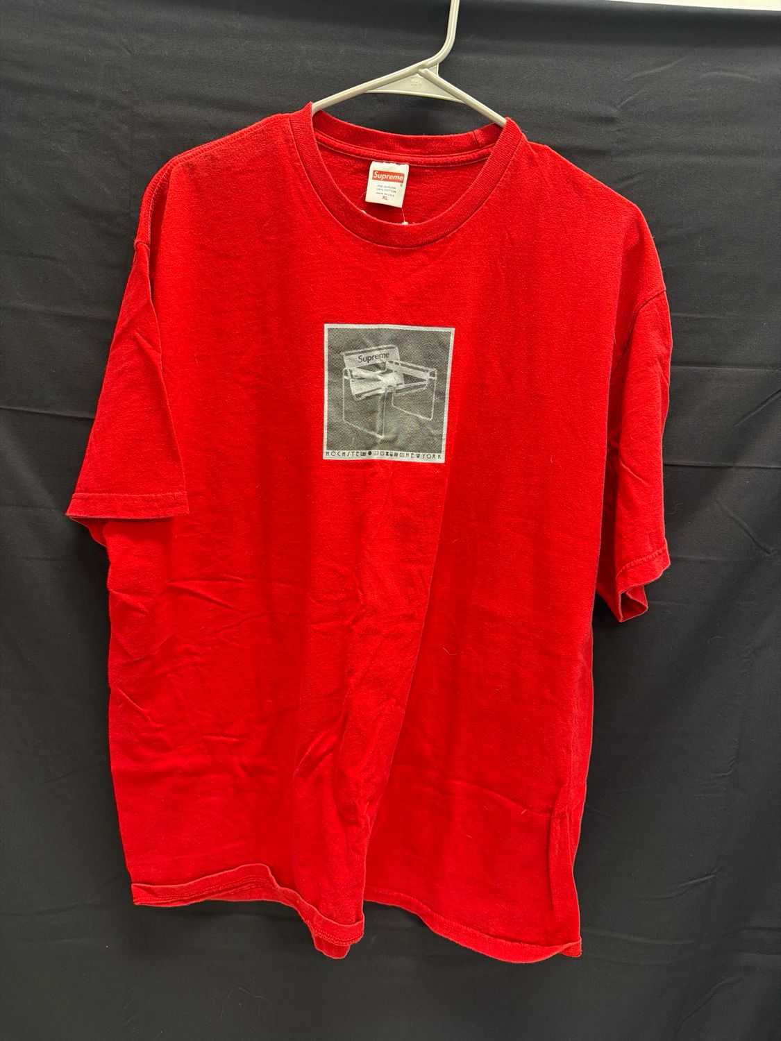 Supreme Red Chair Tee Sz XL