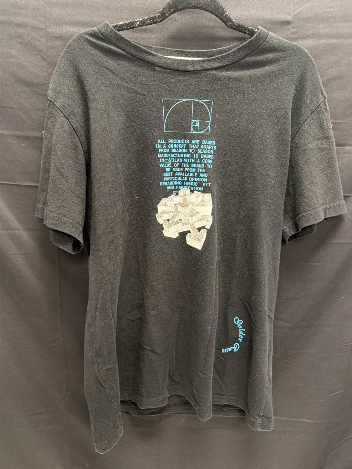 Off-White Golden Ratio Tee Sz 2XL