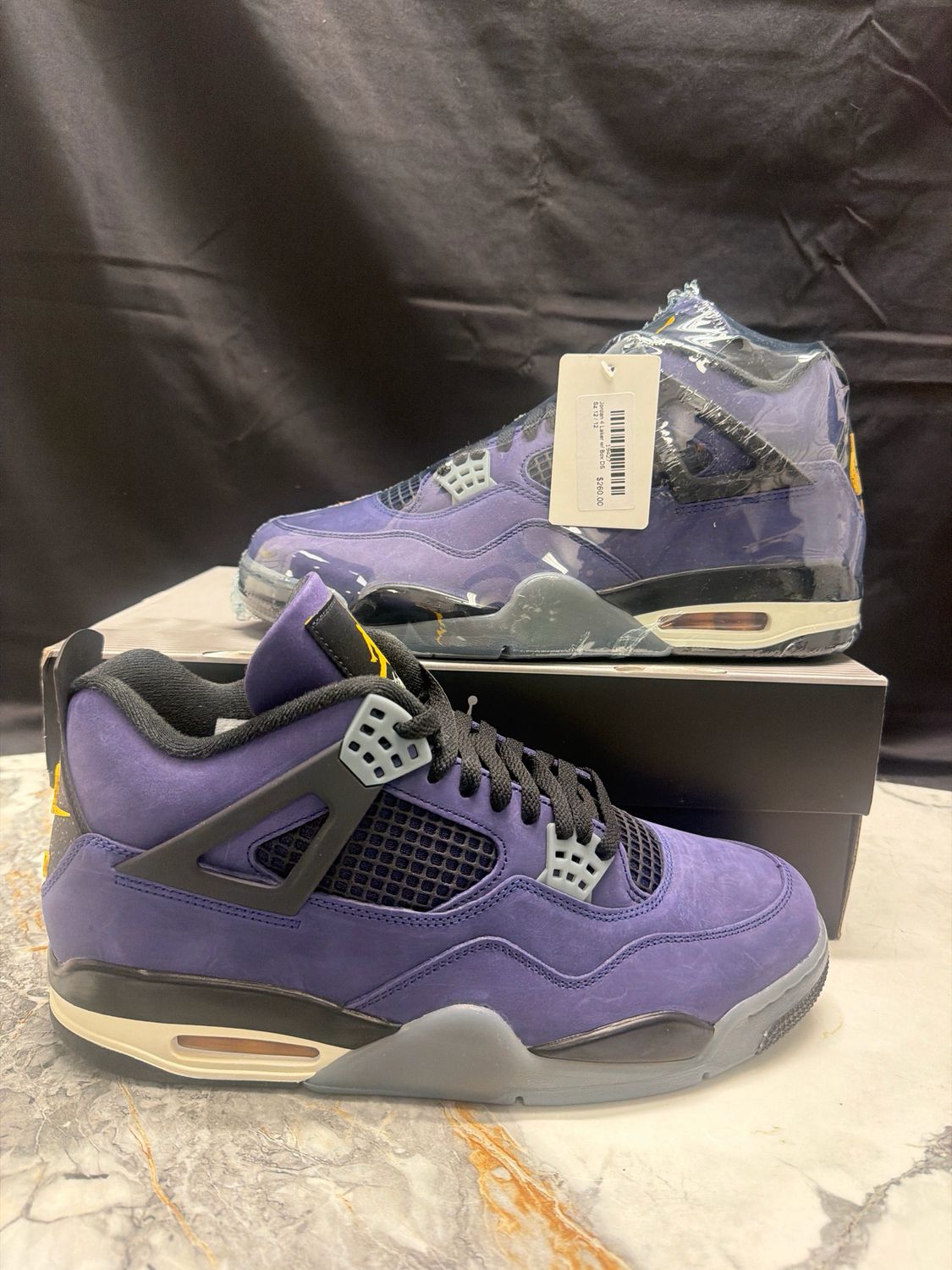Jordan 4 Laker w/ Box DS Sz 12