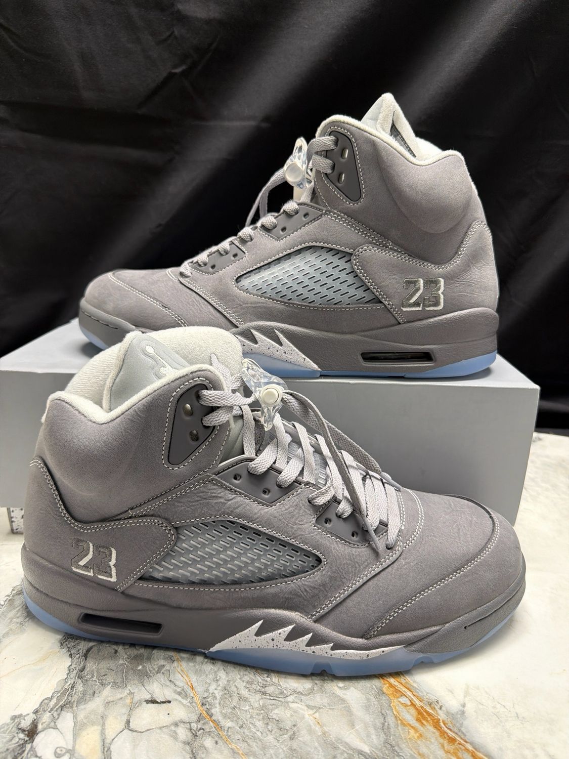 Jordan 5 Wolf Grey New w/ Box Sz 13