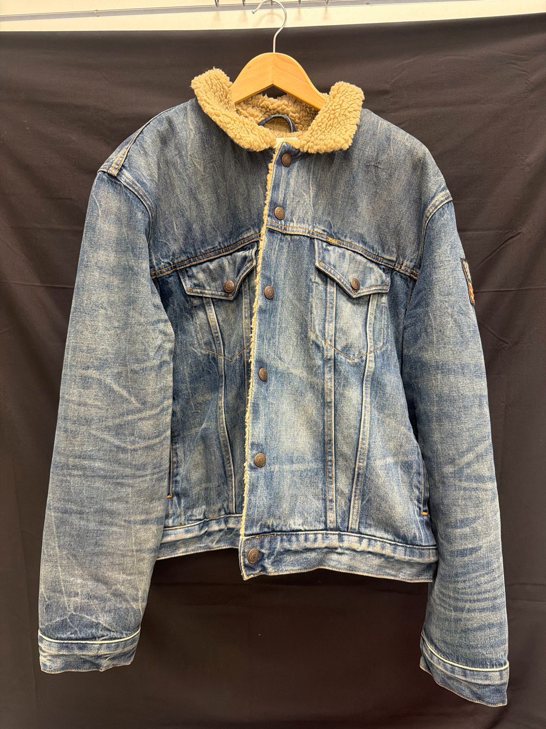 Polo RL Denim USA Jacket Sherpa Sz 2XL