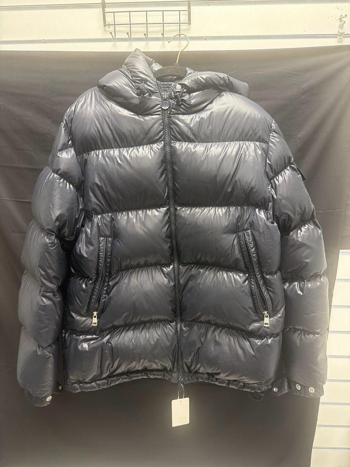Moncler Coat Navy Blue Sz 5