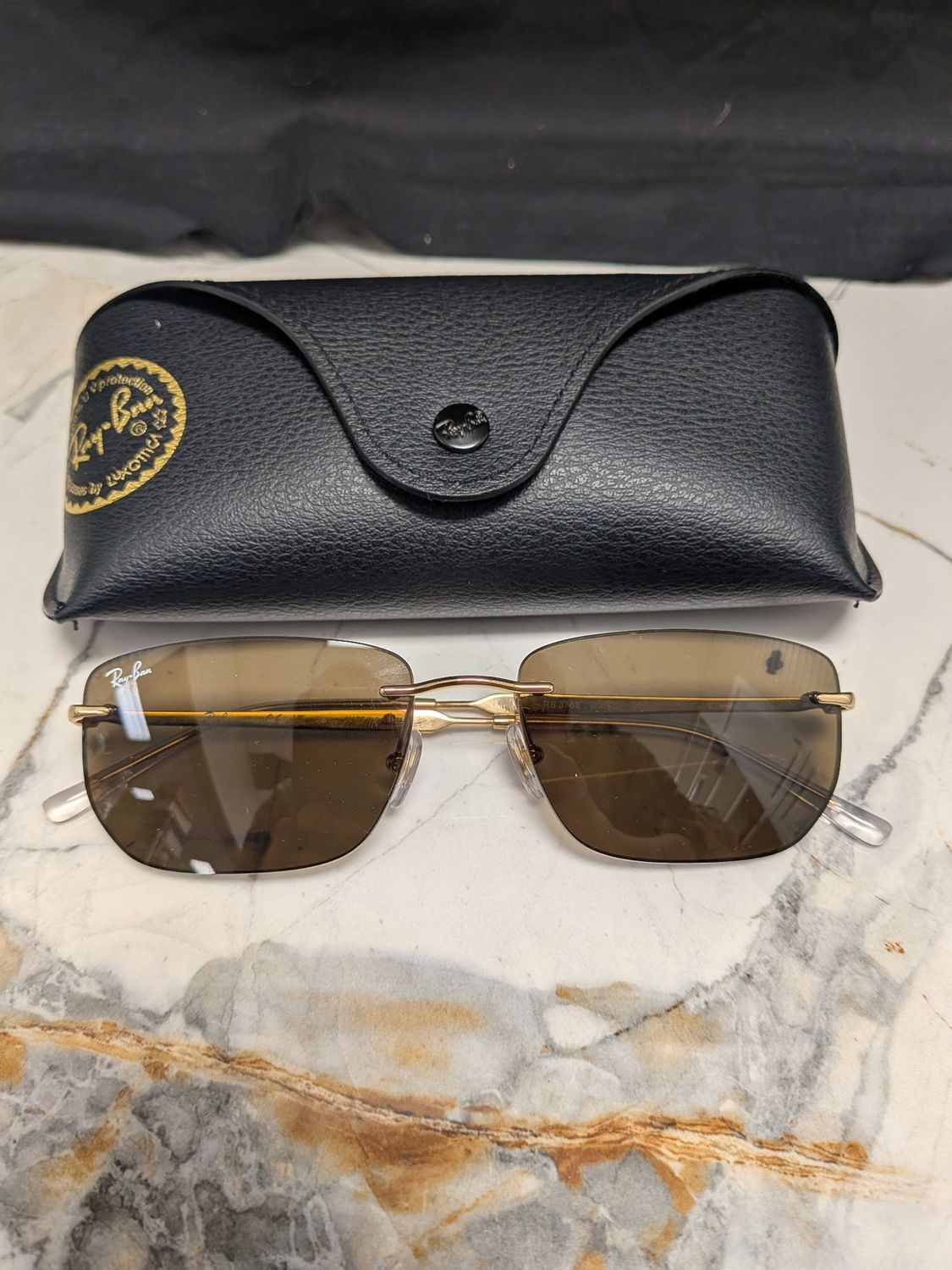 Ray Bans Sunglasses Gold