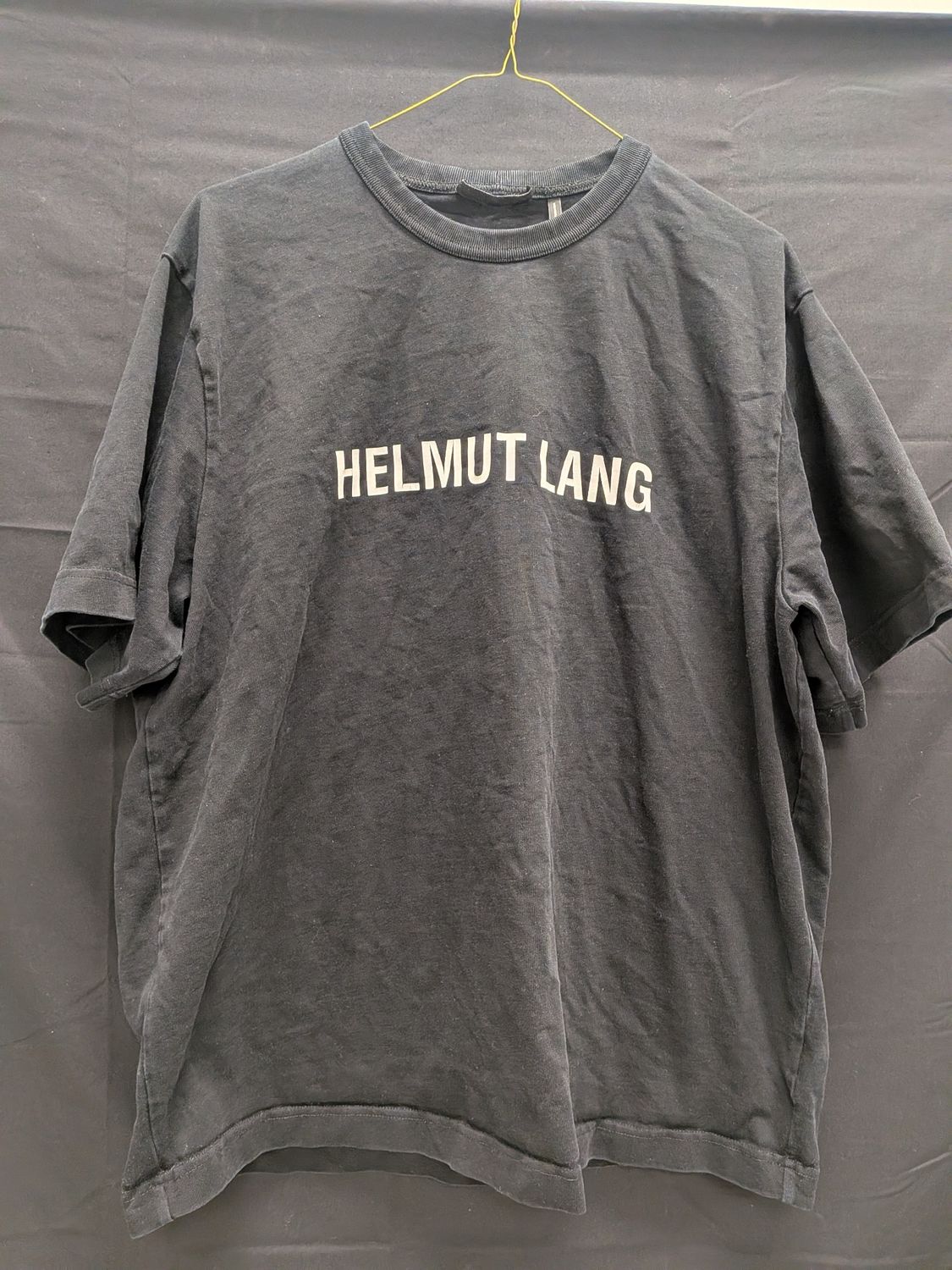 Helmut Lang Black Tee Sz XL
