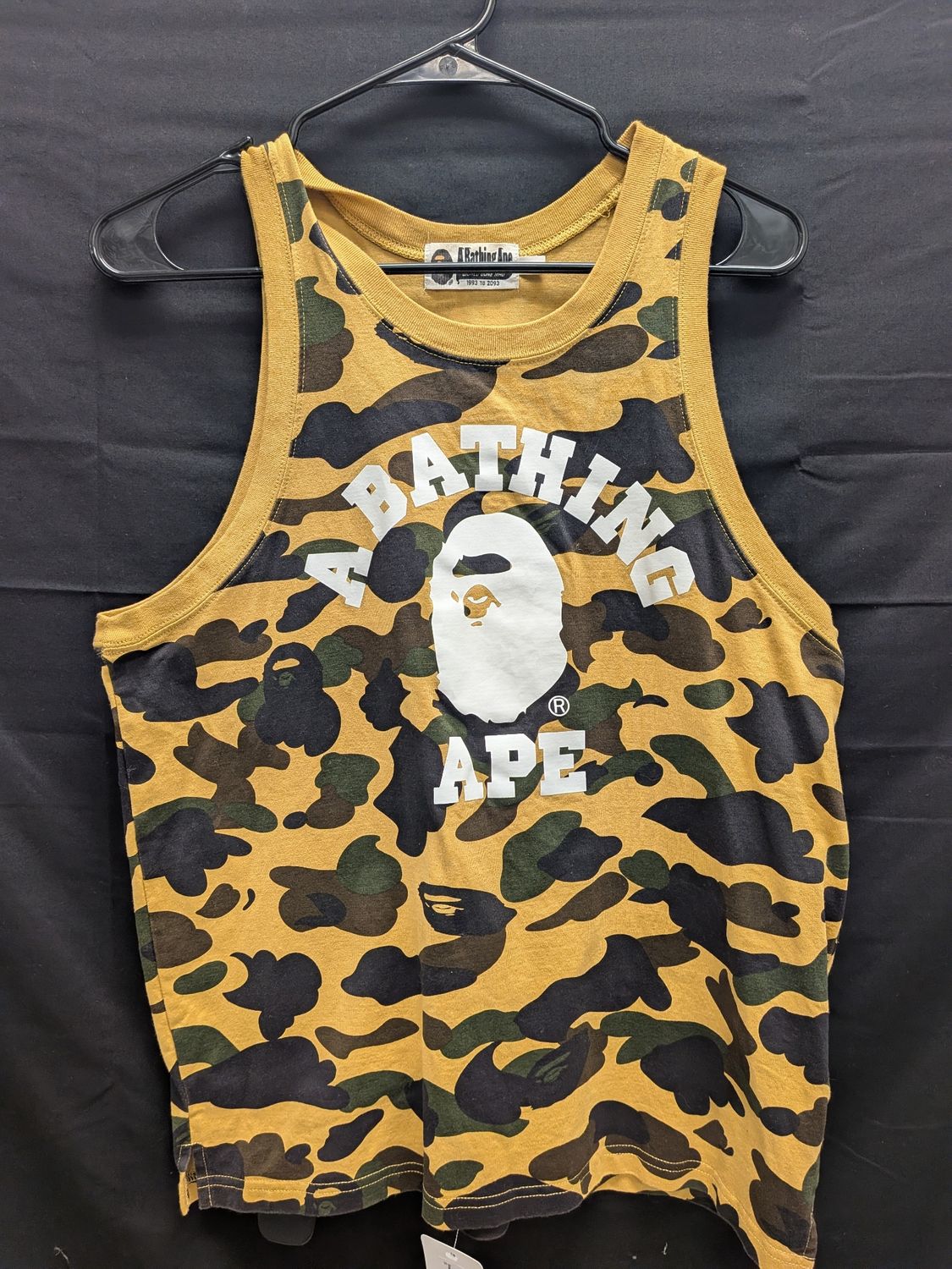 Bape Tank Top Camo Sz S