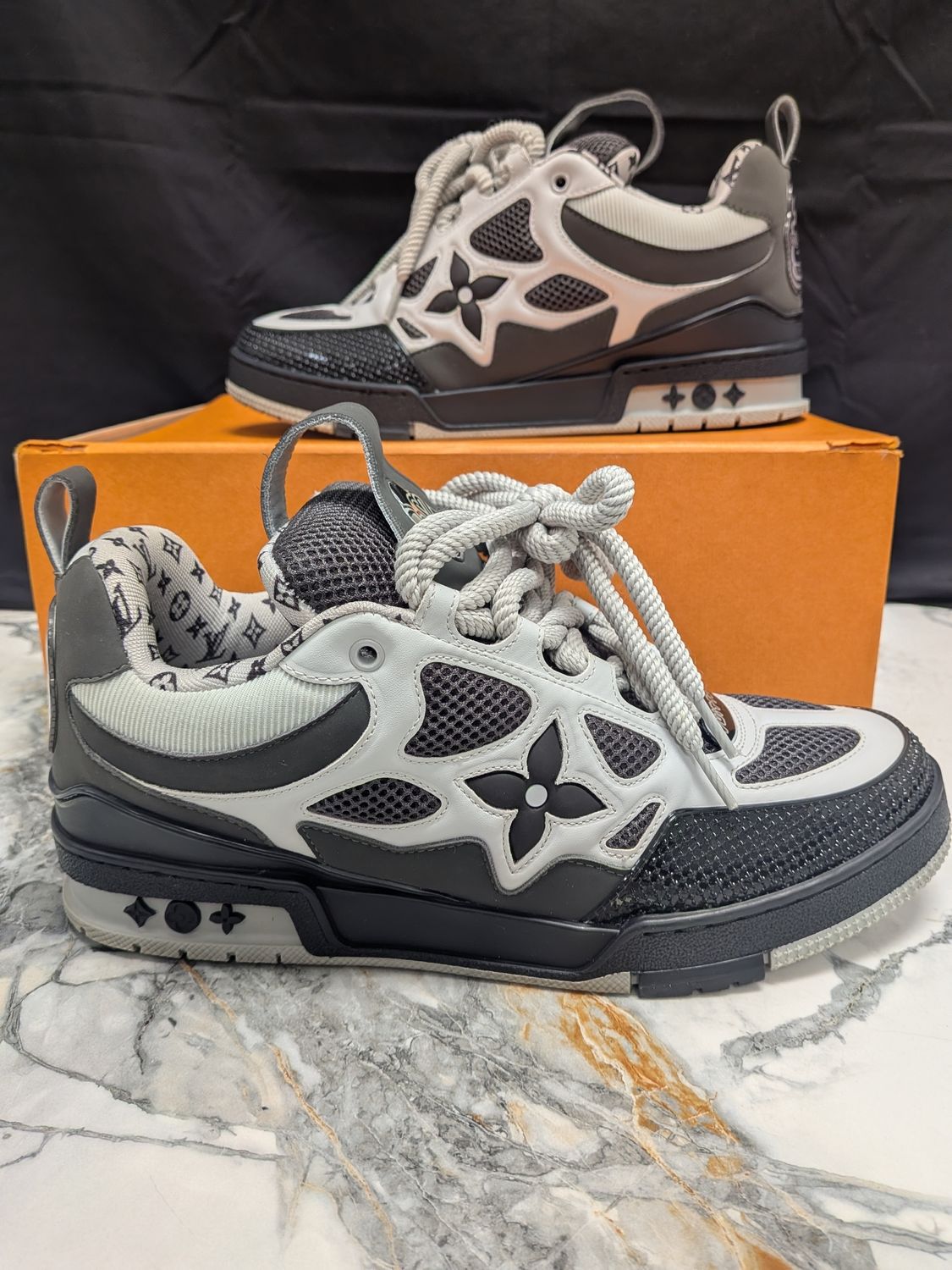 Louis Vuitton Skates Grey w/ Box Sz 10
