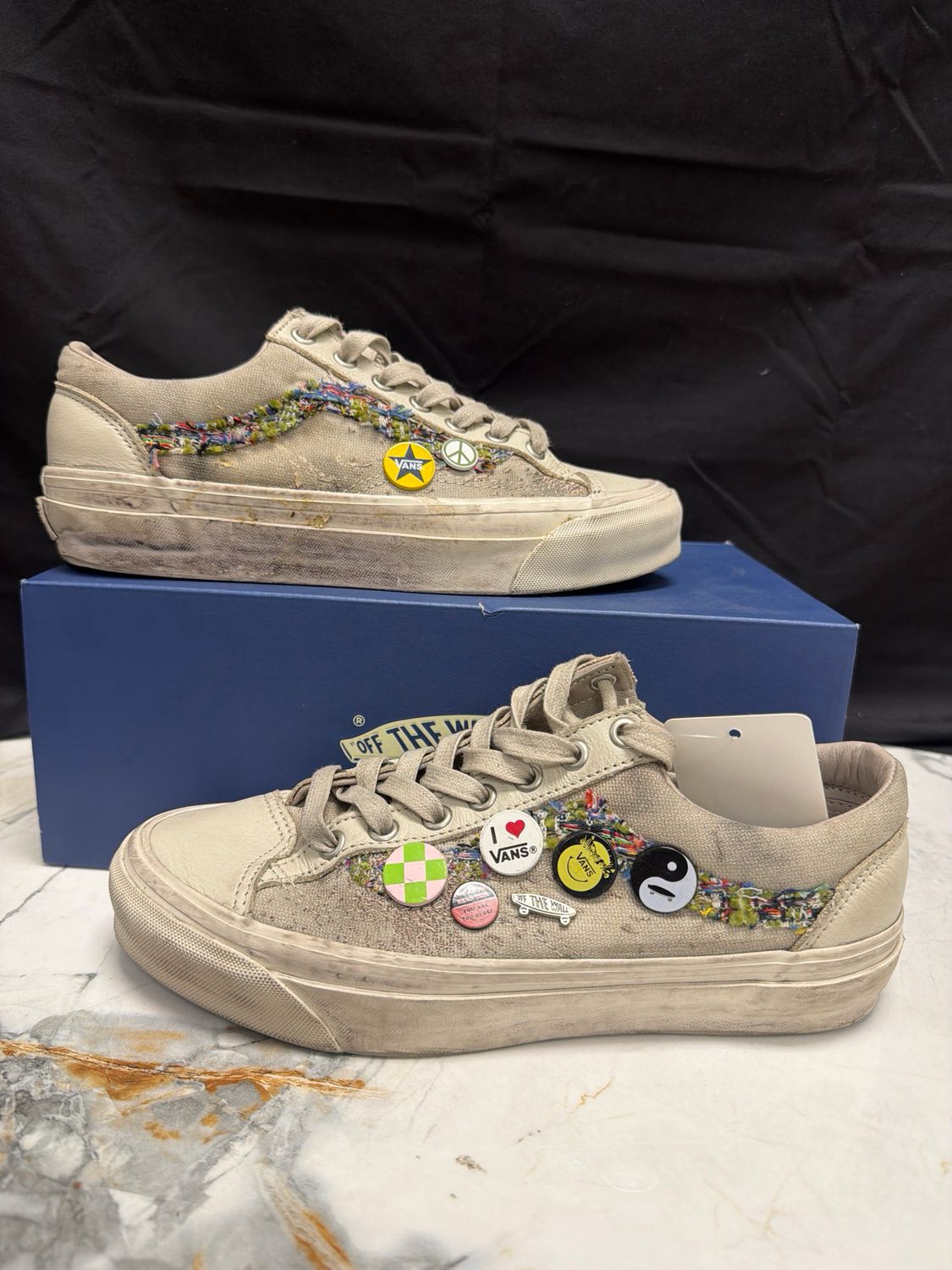 Vans Old Skool Souvenir Oatmeal w/ Box Sz 7