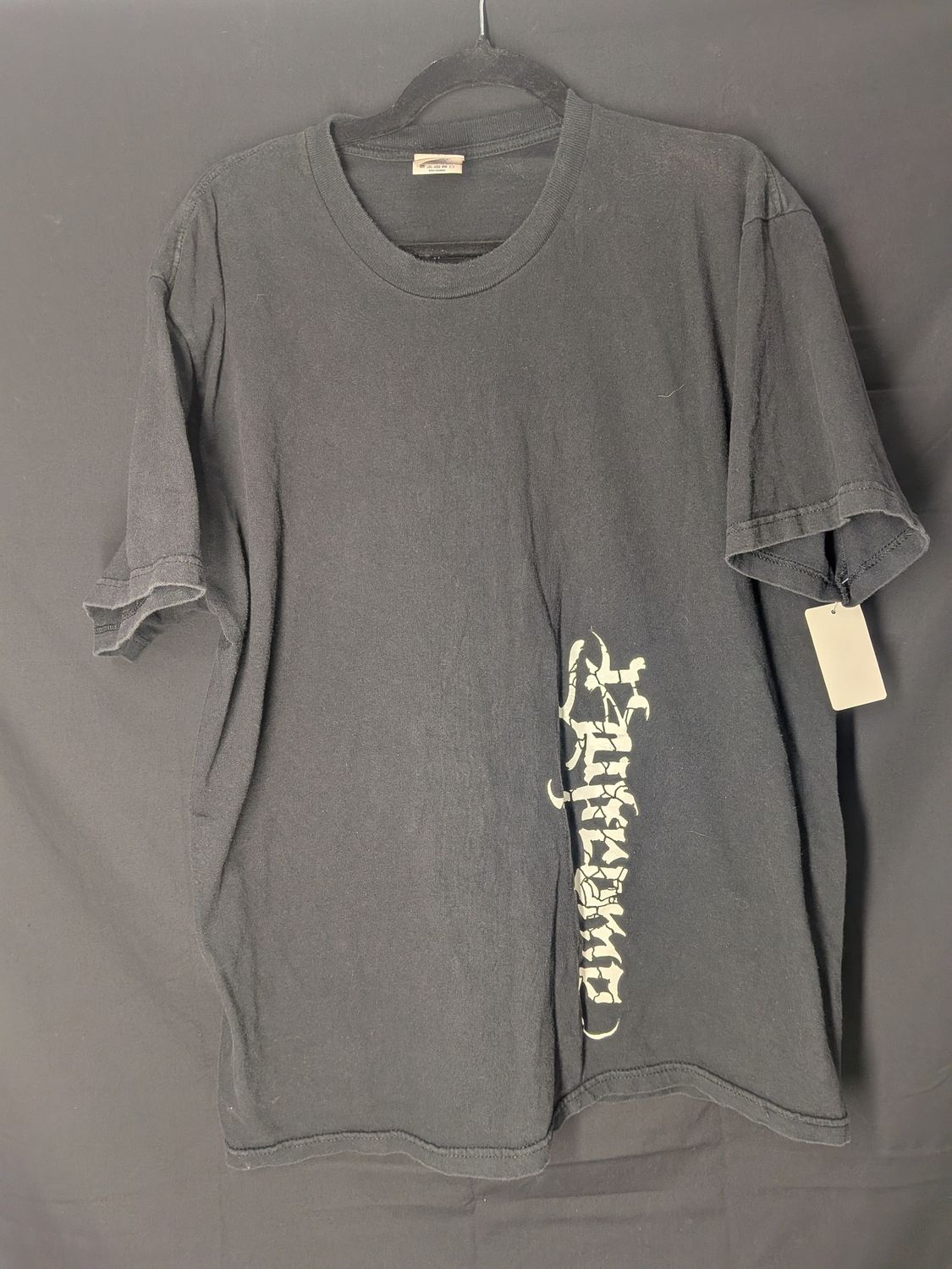 Supreme Black Gothic Monster Tee Sz L